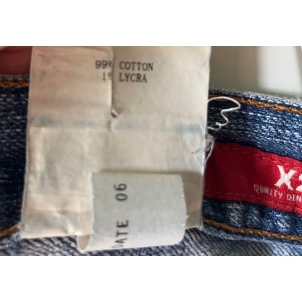 X2 Light Wash Bootcut Stretch Jeans Women's Size 6 99% Cotton Low Rise Denim - Picture 7 of 7